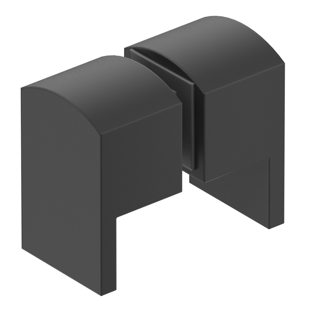 Shower Screen Handle - Square Lever - SQLP-BLK