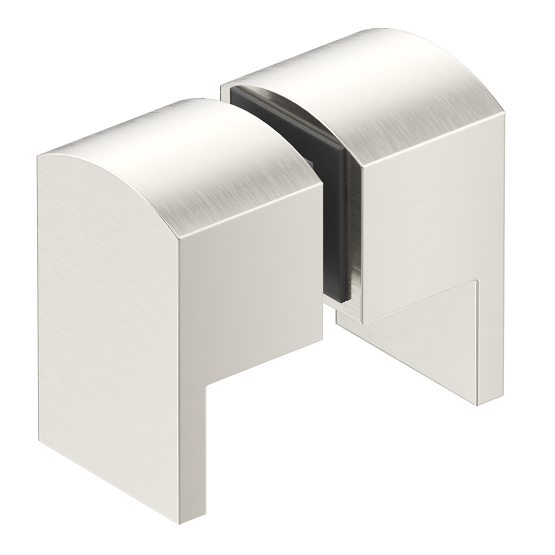 Shower Screen Handle - Square Lever - Brushed Nickel
