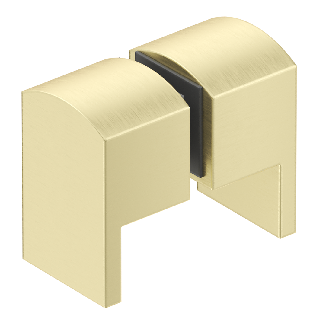 Shower Screen Handle - Square Lever - French Gold