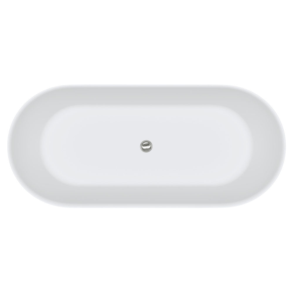 Kaya Solid Surface Bath, 1700mm - Fienza image 3