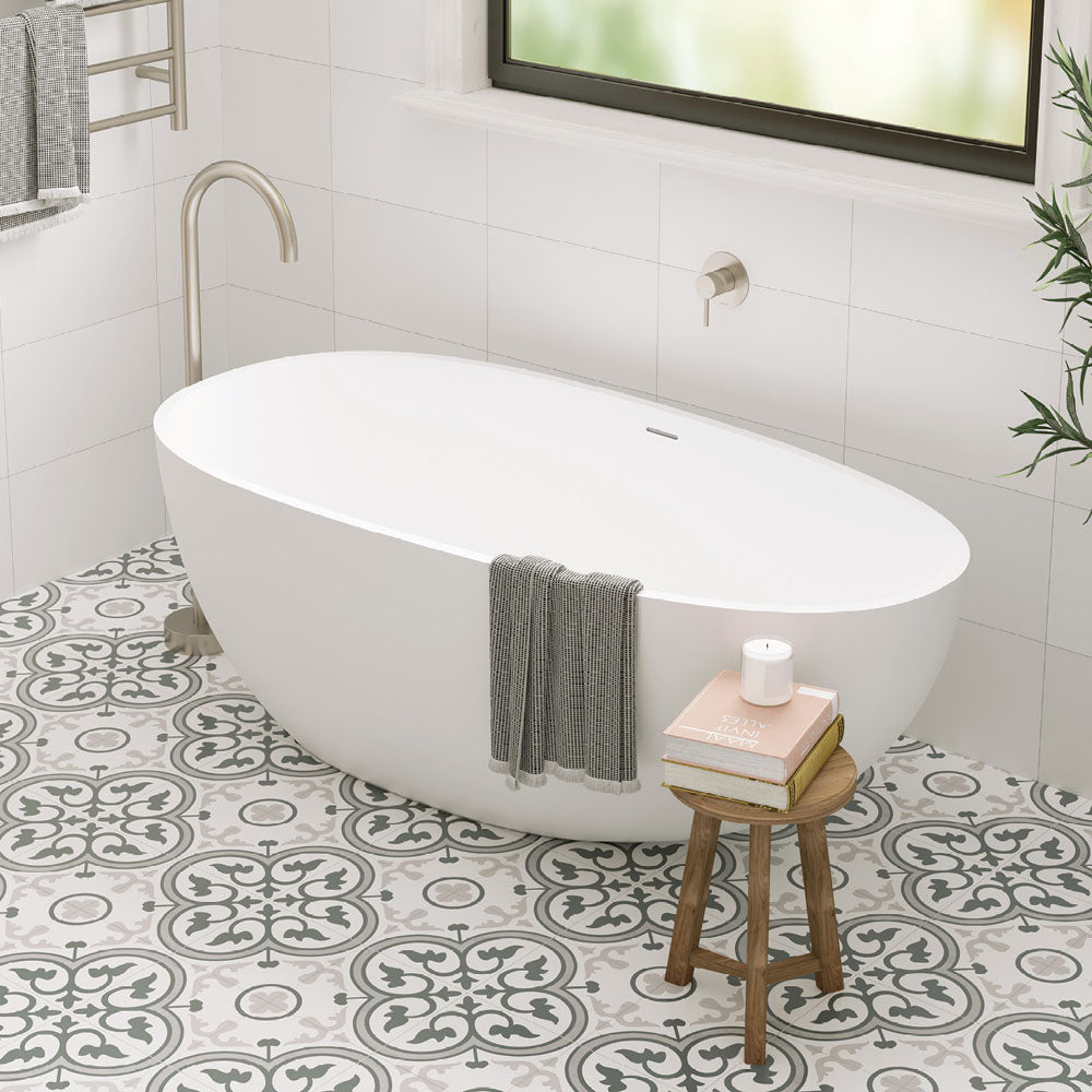 Bahama Solid Surface Bath, 1500mm - Fienza image 3