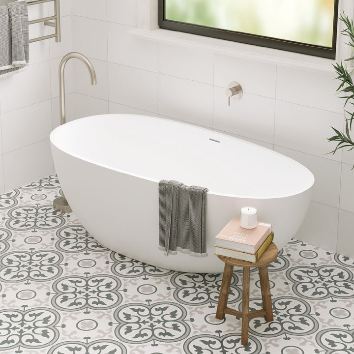 Bahama Solid Surface Bath, 1500mm - Fienza image 3