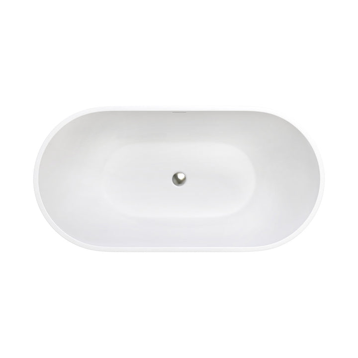Nero Solid Surface Bath, 1400mm - Fienza image 3