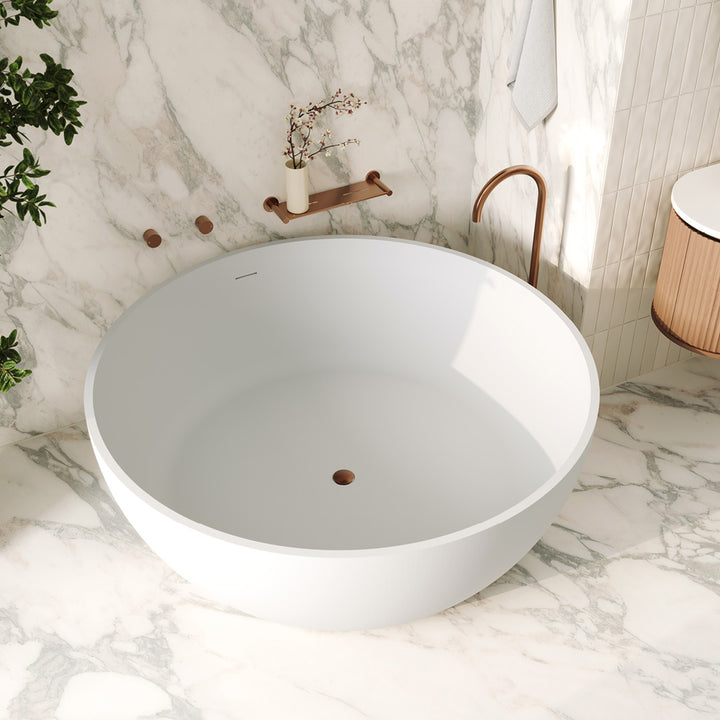 Shinto Solid Surface Bath, 1500mm - Fienza image 5
