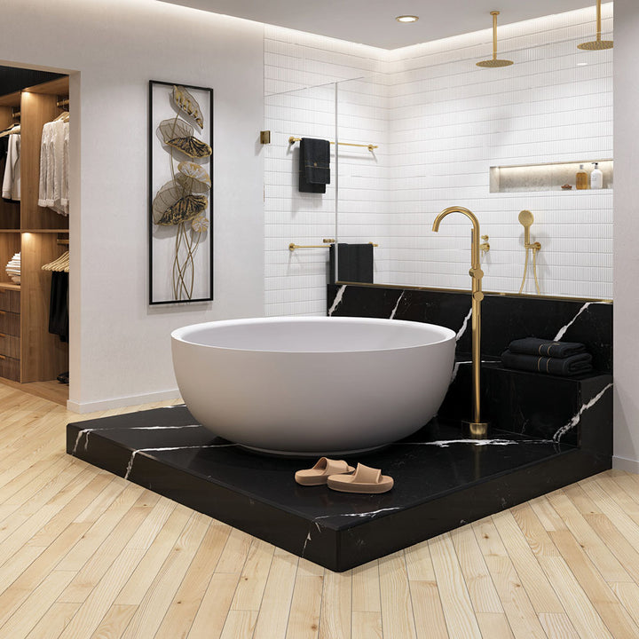 Shinto Solid Surface Bath - Fienza image 2