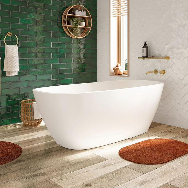 Marissa Solid Surface Bath - Fienza image 2
