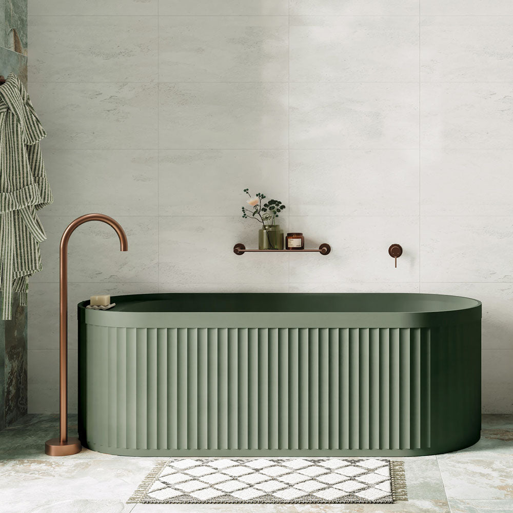 Minka Solid Surface Bath, 1700mm, Forest - Fienza image 4