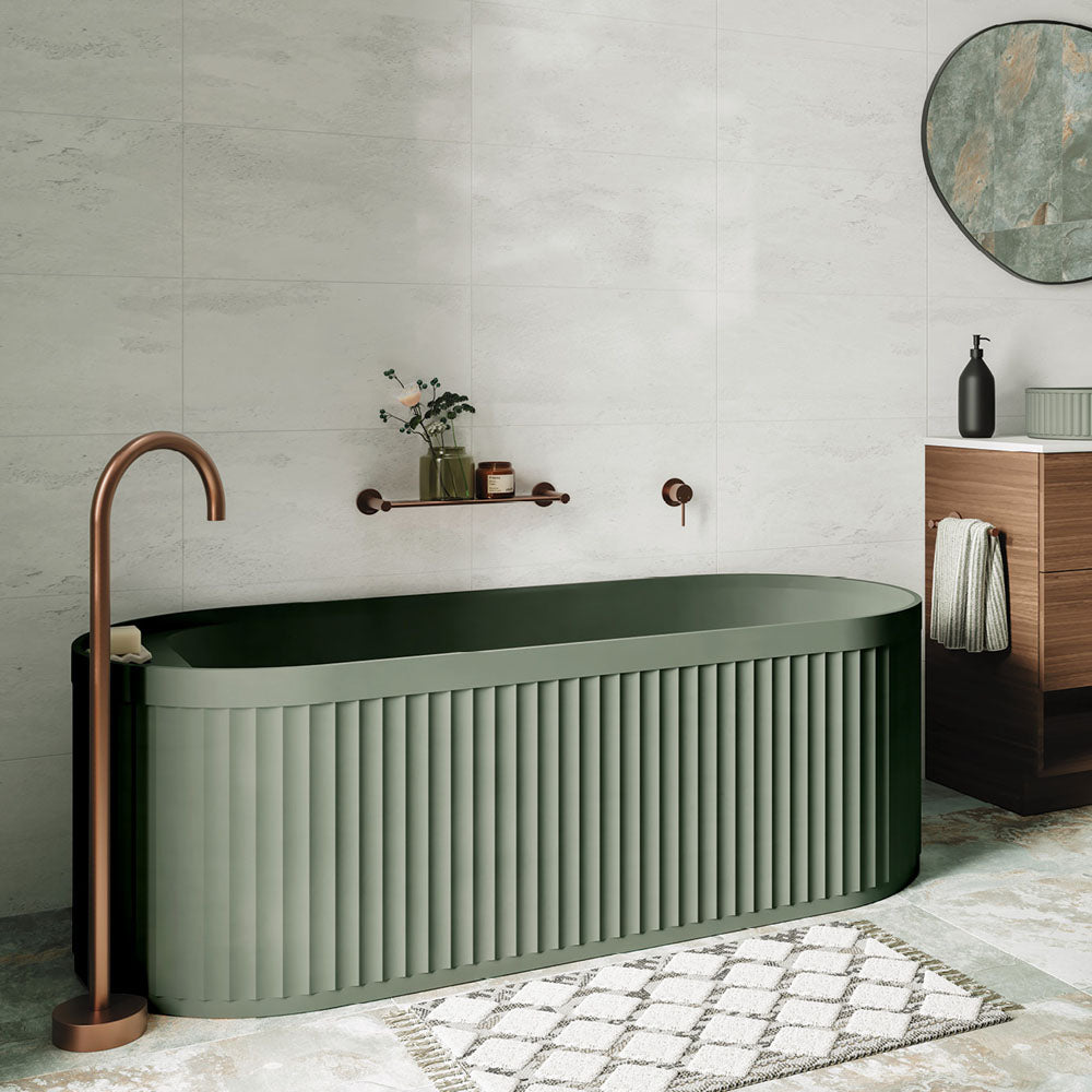 Minka Solid Surface Bath, 1700mm, Forest - Fienza image 5
