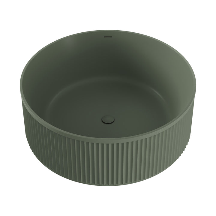 Minka Solid Surface Round Bath, 1500mm, Forest