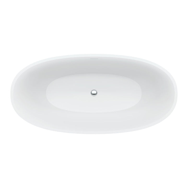 Sasso Solid Surface Bath, 1550mm - Fienza image 3