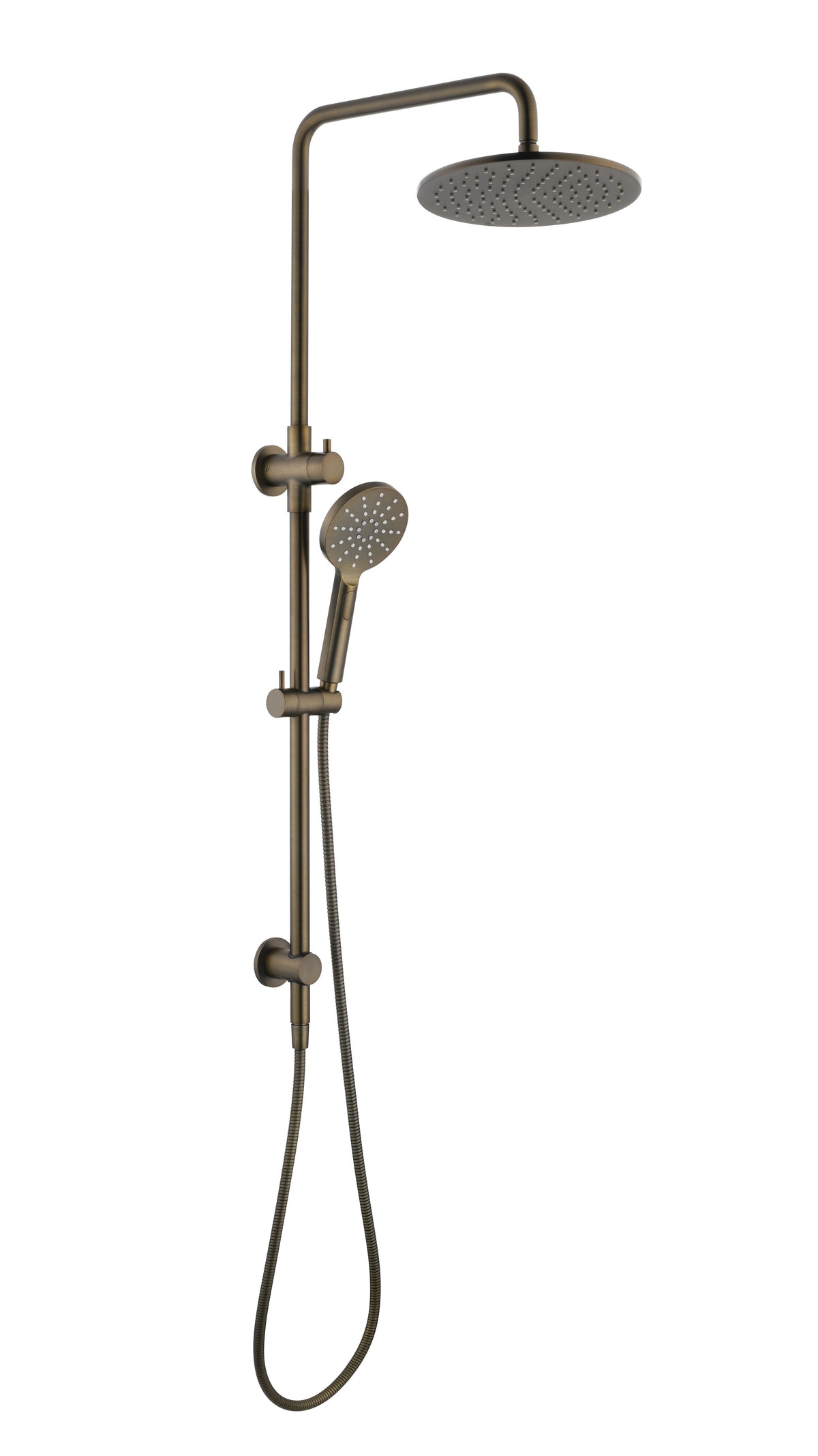 Star Luxury Shower Column Set - Antique Brass