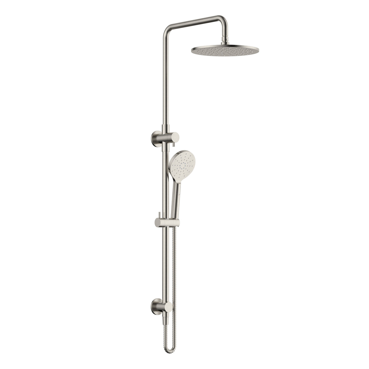 Star Luxury Shower Column Set - Brushed Nickel