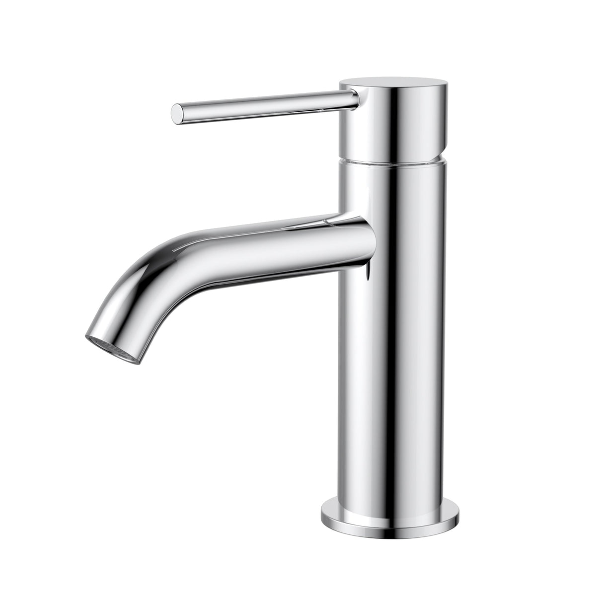 Star Mini Basin Mixer Curved Spout - Chrome (STRM001-1)