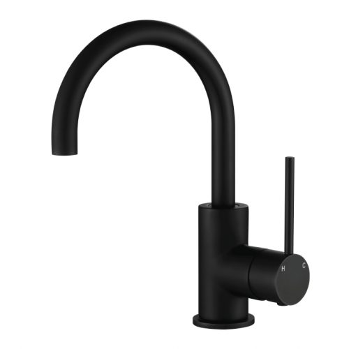 Star Mini Basin/Kitchen Mixer - Matte Black