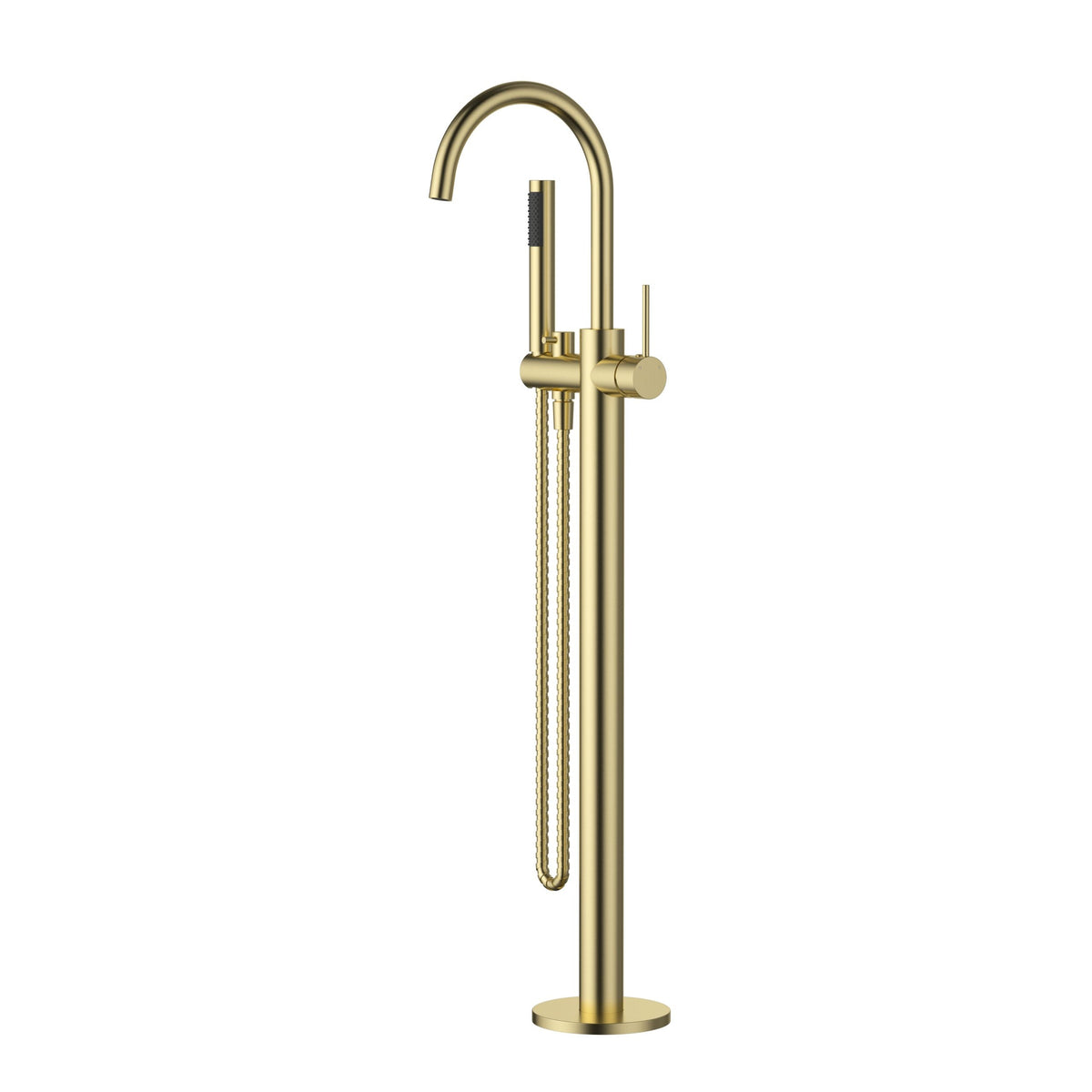 Star Mini Freestanding Bath Mixer With Hand Shower - Brushed Bronze (STRM012-3BM)