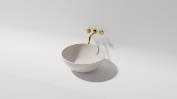 Sarah above counter basin — side view