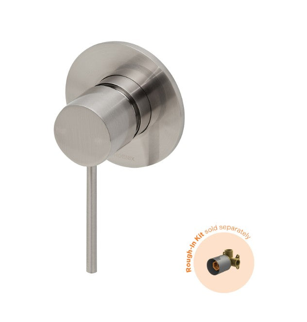 Vivid Slimline SwitchMix Shower/Wall Mixer Trim Kit Only - Brushed Nickel