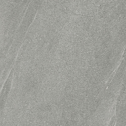 Baystone Silver Porcelain Tile tile face, 600 x 600 mm