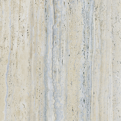 Euromarmo Travertine Silver Gold Porcelain Tile tile face, 600 x 600 mm