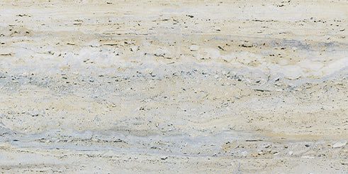 Euromarmo Travertine Silver Gold Porcelain Tile tile face, 600 x 300 mm