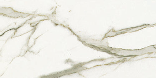 Euromarmo Statuario Venato Porcelain Tile tile face, 600 x 300 mm