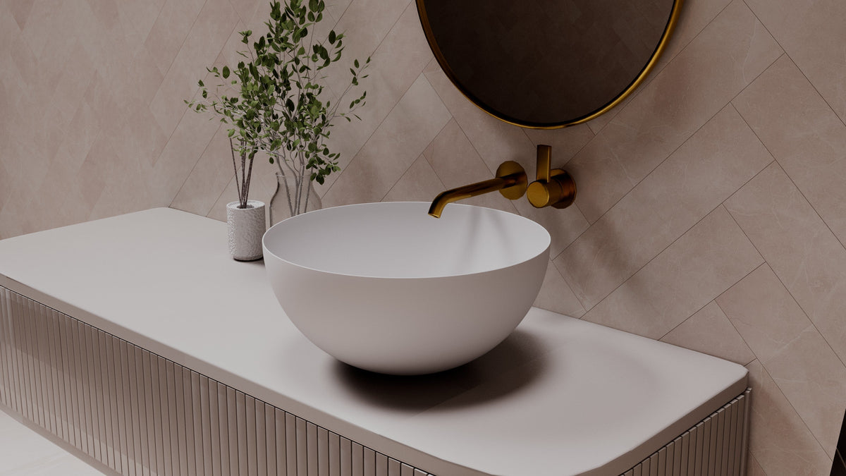 Summer above counter basin — side view
