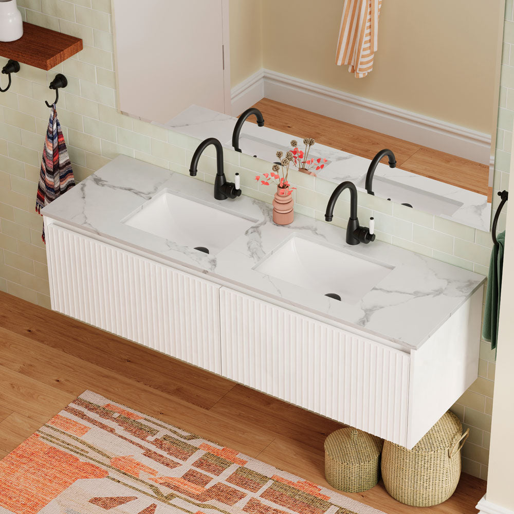 Sarah Undermount Basin - Gloss White