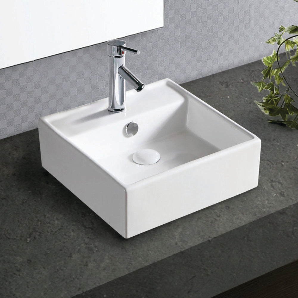 Helen Junior Above Counter Basin - Gloss White