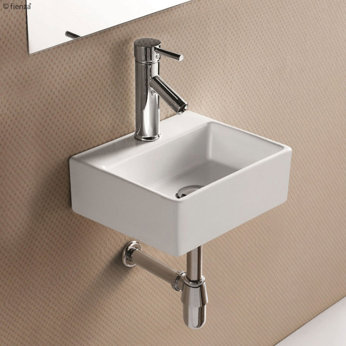 Modena Baby Above Counter Basin - Gloss White