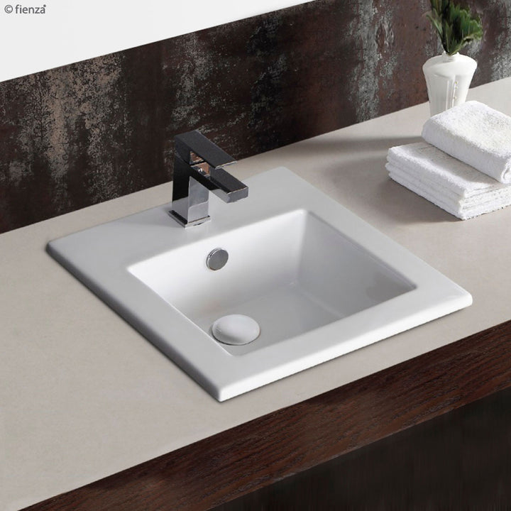 Allison Fully-Inset Basin - Gloss White