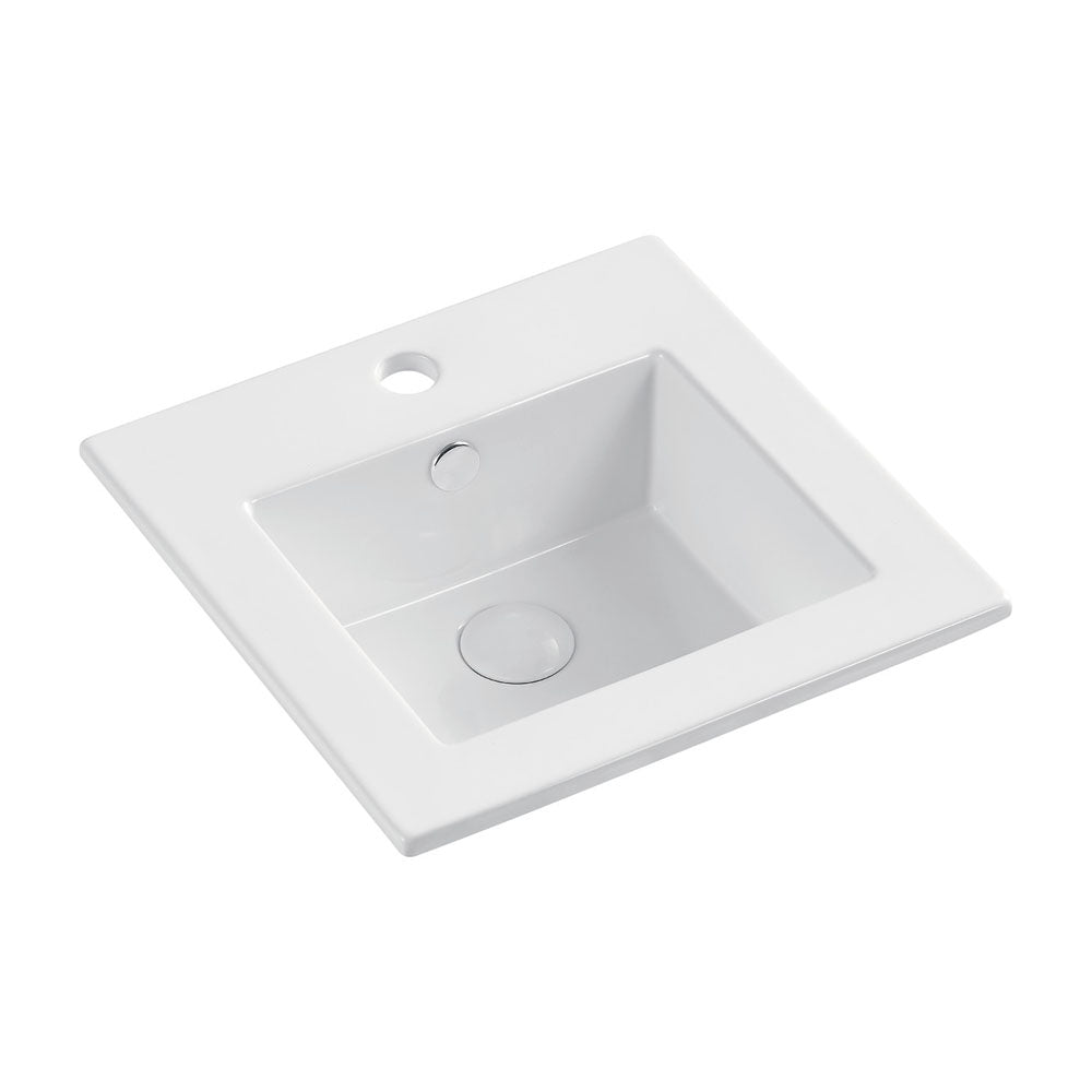 Allison Fully-Inset Basin - Gloss White