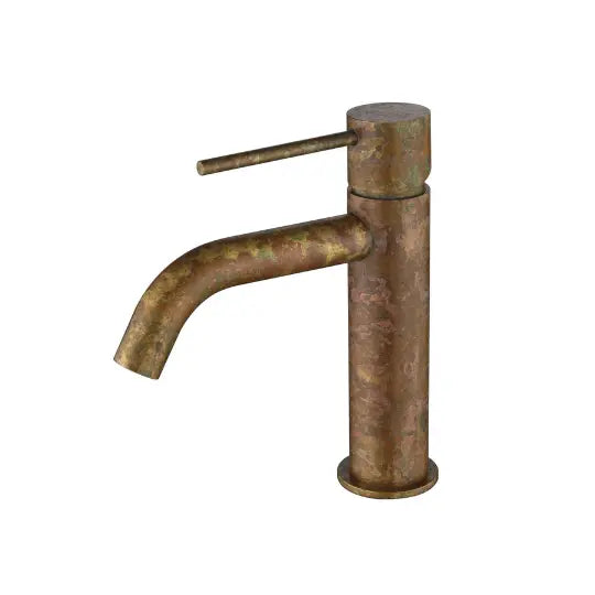 Mica Living Brass Curved Basin Mixer - Accelerated