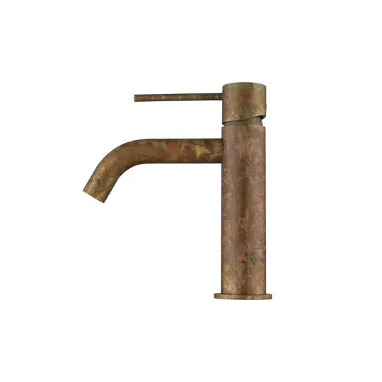 Mica Living Brass Curved Basin Mixer - Accelerated