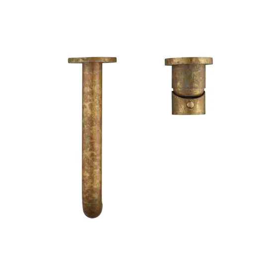 Mica Living Brass Curved Wall Basin/Bath Mixer - Accelerated