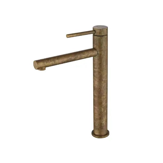 Mica Living Brass Straight Tall Basin Mixer - Accelerated