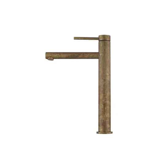 Mica Living Brass Straight Tall Basin Mixer - Accelerated