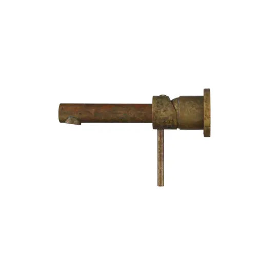 Mica Living Brass Straight Wall Basin/Bath Mixer - Accelerated