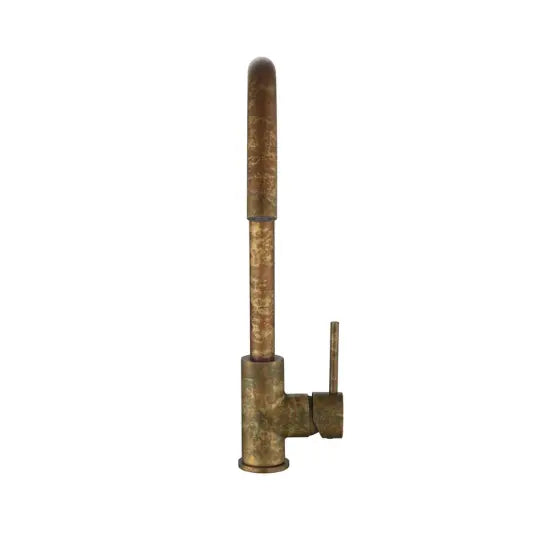 Mica Living Brass Gooseneck Sink Mixer - Accelerated