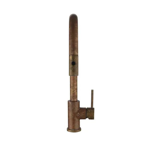 Mica Living Brass Gooseneck Pull-Out Sink Mixer - Accelerated