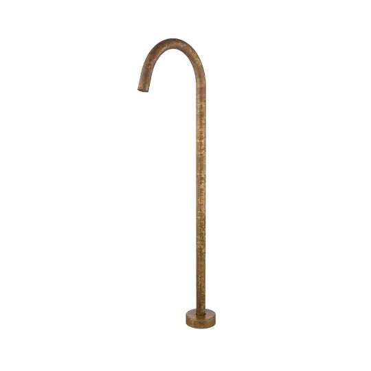 Mica Living Brass Freestanding Bath Spout - Accelerated