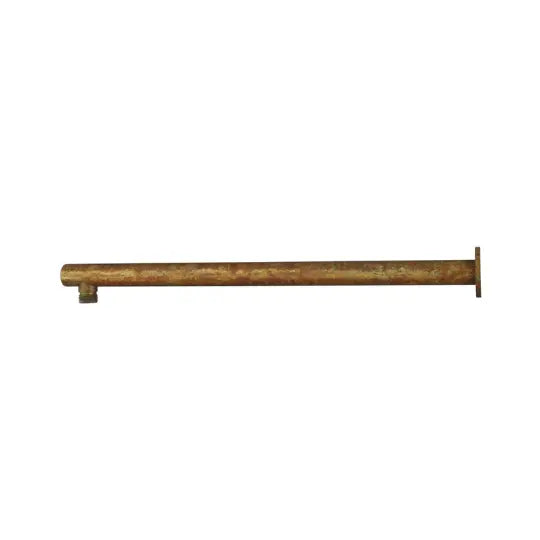Mica Living Brass Straight Wall Shower Arm 450mm