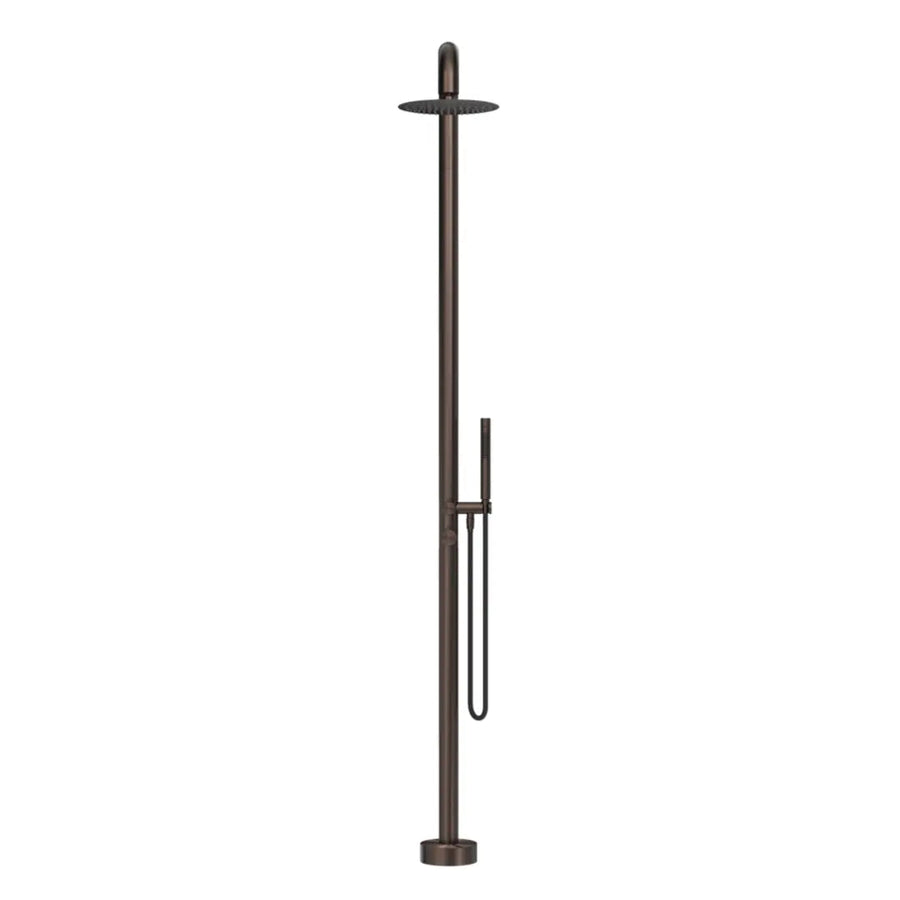 Mica Soft Square Outdoor Shower lifestyle