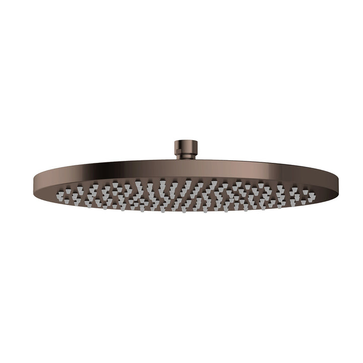 Vivid Shower Rose 300mm Round - Brushed Bronze