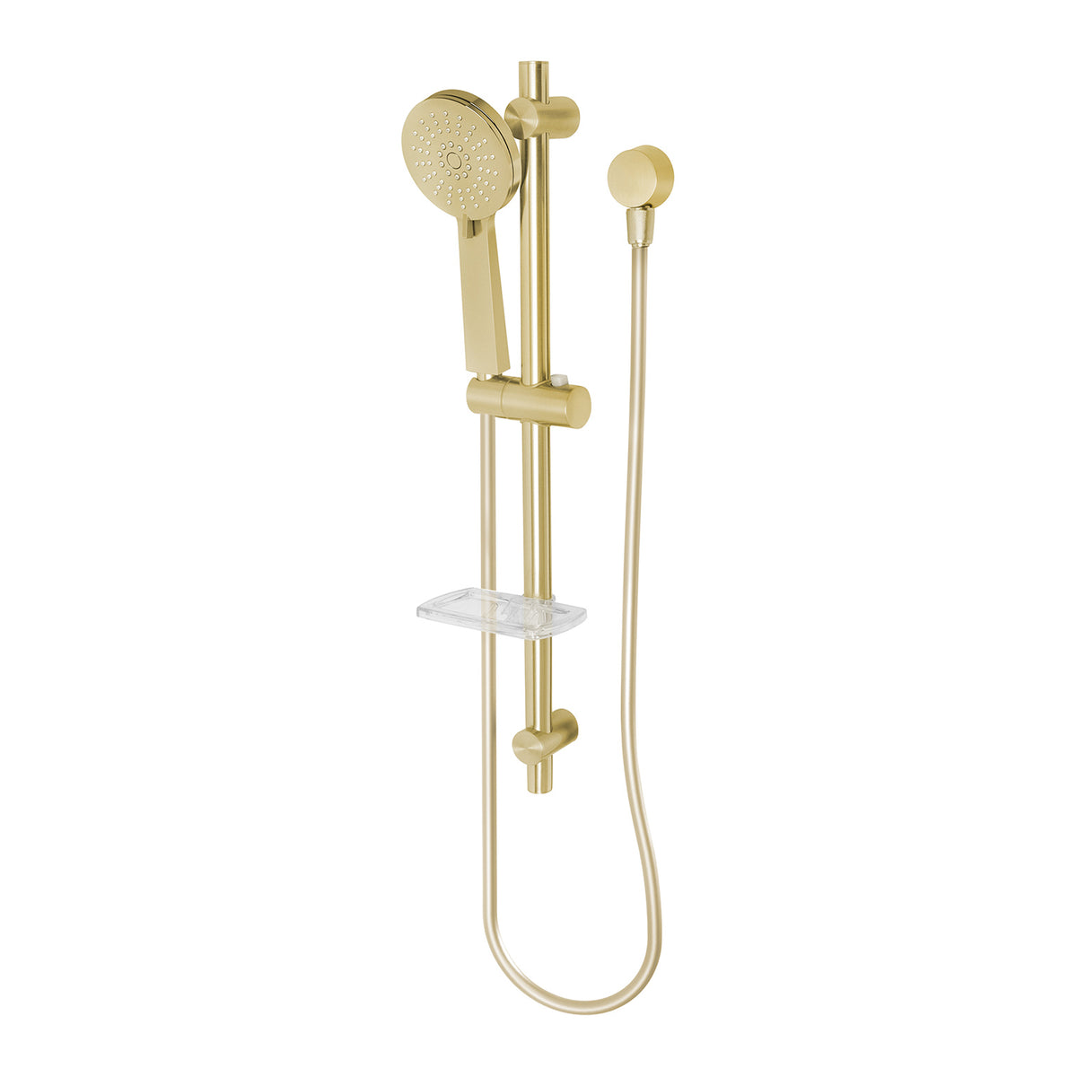 Vivid Rail Shower - Brushed Gold