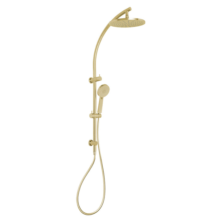 Vivid Twin Shower - Brushed Gold