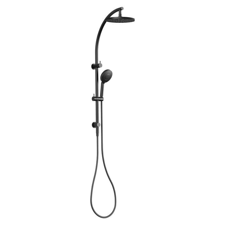 Vivid Twin Shower - Matte Black