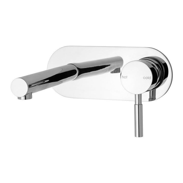 Vivid Wall Basin Mixer Set 200mm - Chrome