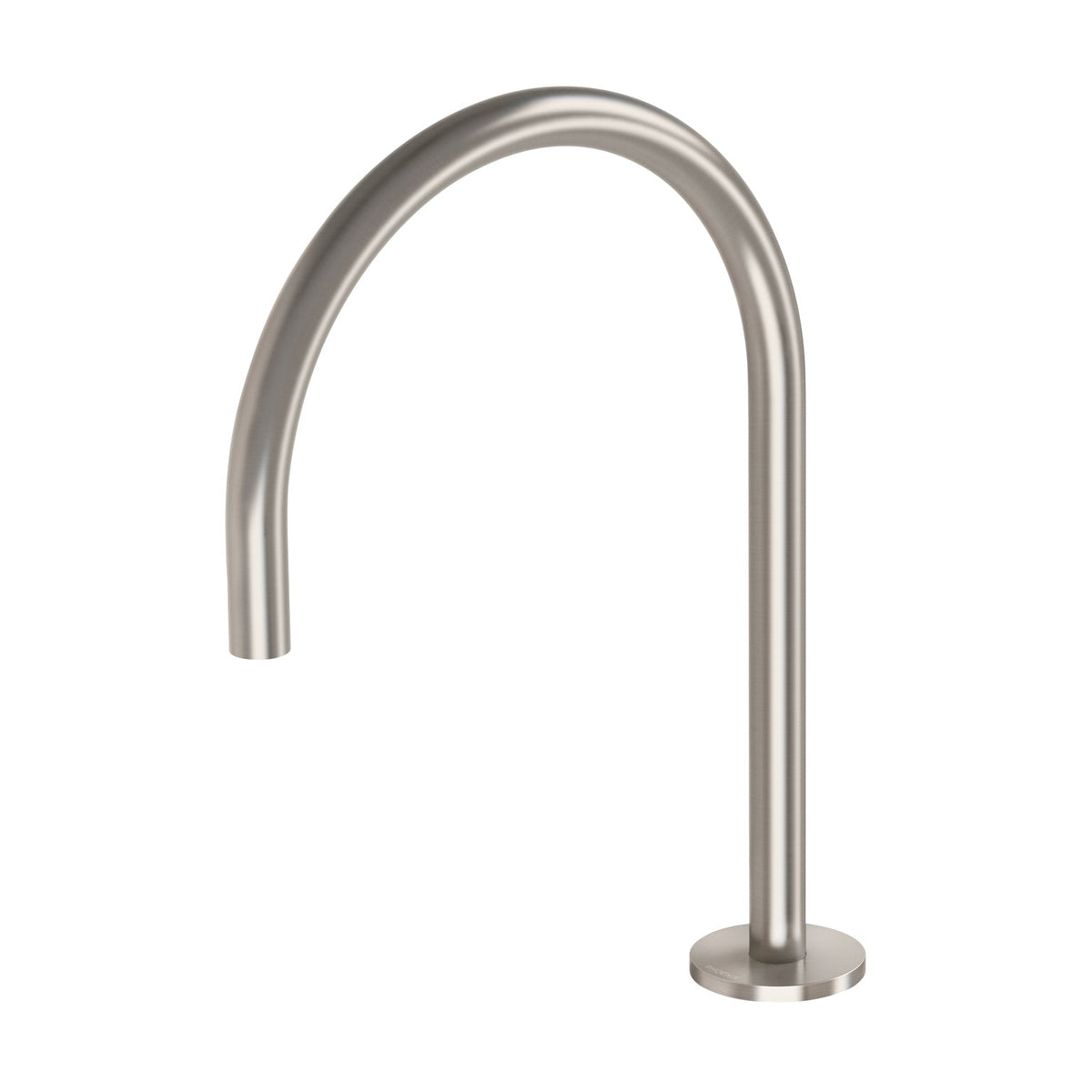 Vivid Slimline Hob Sink Mixer Brushed Nickel 220mm - Brushed Nickel