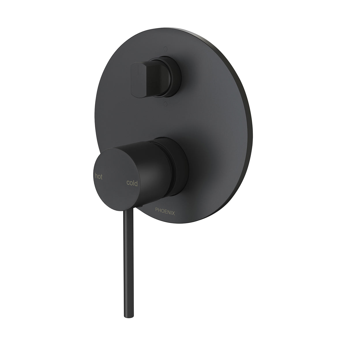 Vivid Slimline SwitchMix Shower/Bath Diverter Mixer Trim Kit Only - Matte Black