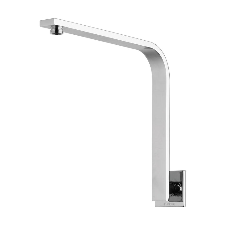 Vivid Slimline High-Rise Shower Arm Square Plate - Chrome